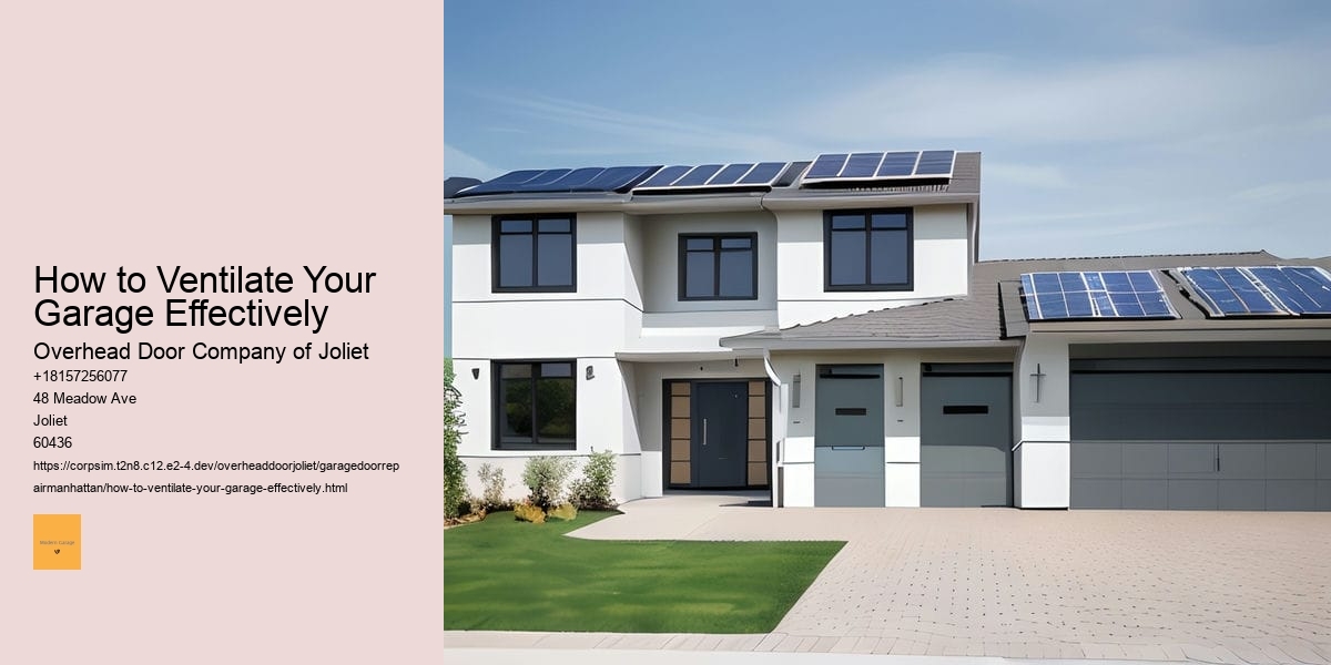 How to Ventilate Your Garage Effectively