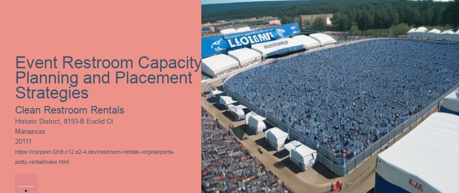 Event Restroom Capacity Planning and Placement Strategies